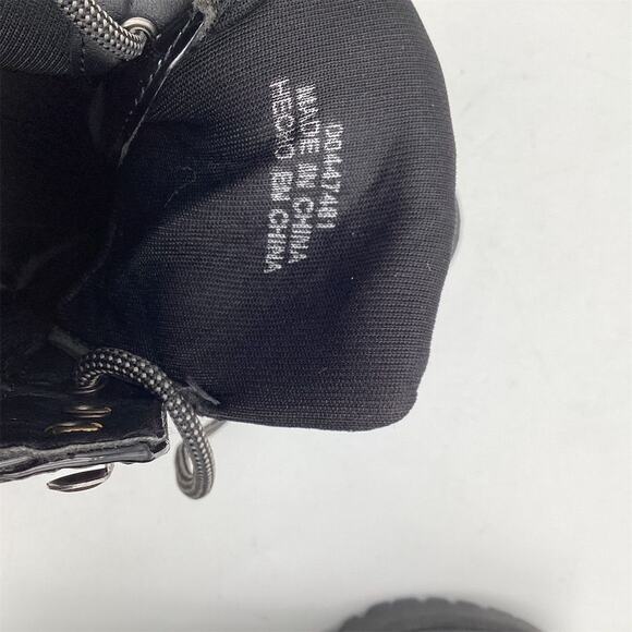 FOREVER 21 Women's Black Combat Boots Size 8 Mid-Calf Block Heel - Picture 5 of 9